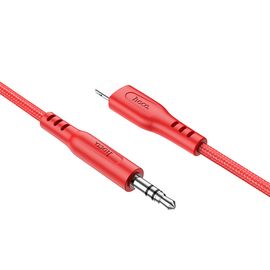  Аудио-кабель HOCO UPA18 digital audio conversion Lightning на 3.5мм 1м (красный) 