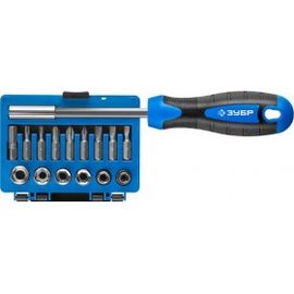  Набор отверточный Зубр 25216 16 предметов (жесткий кейс) 