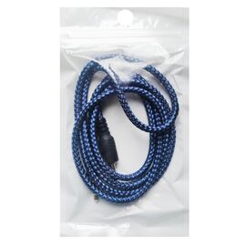  Кабель AUX (папа-папа) - AU110 3,5 -3,5 (100 см) (blue) 