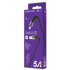  Кабель USB - micro USB Borofone BX32 Munificent 100 см (black) 