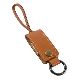  Кабель-брелок MB Mobility USB – Lightning, 25 см, коричневый 