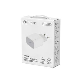  СЗУ Breaking WC04, USB-C, PD 20W, QC 3.0, 3A (Белый) 