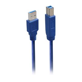  Кабель USB3.0 1.8m AM-BM., Синий 