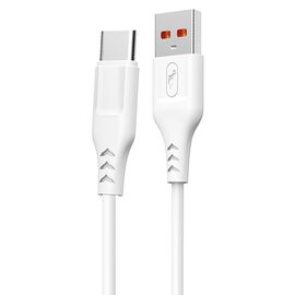  Кабель USB - Type-C SKYDOLPHIN S61T 2,4А (white) (206497) 