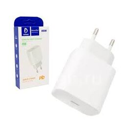  АП сетевой Denmen DC06 PD 20W, 3.6А, 1 Type-C, 5V/9V, пластик, белый 