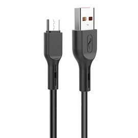  Кабель USB - micro USB SKYDOLPHIN S58V 2,4А (black) (206455) 