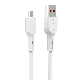  Кабель USB - micro USB SKYDOLPHIN S58V 100см 2,4A (white) (206456) 