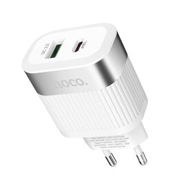  СЗУ HOCO C58A Prominent PD20W, QC3.0 (белый) 