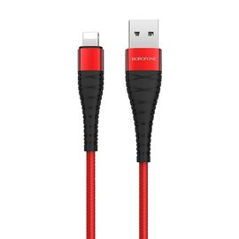  Кабель USB - Apple lightning Borofone BX32 Munificent 100см 2,4A (red) (122736) 