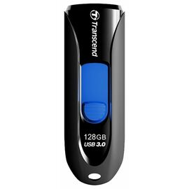  USB-флешка Transcend TS128GJF790K 128GB JetFlash 790, USB 3.0, Черный/Синий 