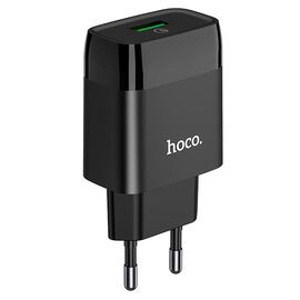  Адаптер Сетевой Hoco C72Q QC3.0 USB 3A/18W (black) (202554) 