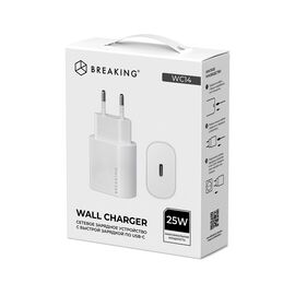  СЗУ Breaking WC14, USB-C, PD 25W, 3A (Белый) 