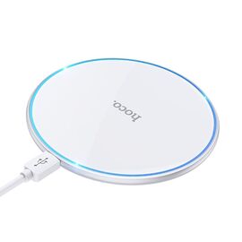  ЗУ Сетевое Беспроводное Hoco CW6 Pro PD/QC 15W (white) (215782) 