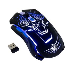  Мышь оптическая беспроводная Dialog Gan-Kata MRGK-12UR RF игровая (black) (116497) 