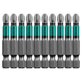  Биты KRAFTOOL 26122-3-50-10 Optimum Line, PH3, 50мм, тип хвостовика E 1/4", 10шт в блистере 