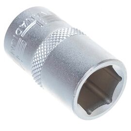  Головка торцевая Stels 13826 15мм, 6-гранная, CrV, под квадрат 1/2" 