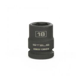  Головка ударная Stels 13923 шестигранная 18мм, 1/2", CrMo 