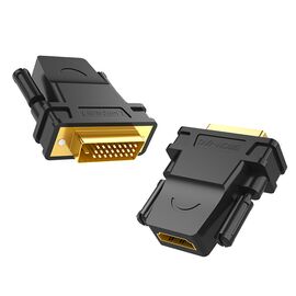 Адаптер UGreen 20124 DVI 24+1 Male to HDMI Female черный 