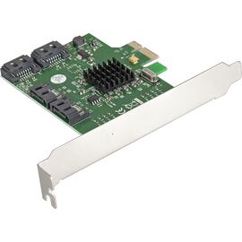  Контроллер Exegate EXE-503 EX283710RUS PCI-E 2.0, SATA3 6Gb/s, 4 int (OEM) 