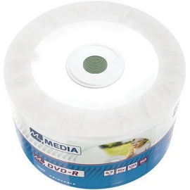  Диск DVD-R MyMedia (69202) 4.7Gb 16x Pack wrap (50шт) Color Printable 