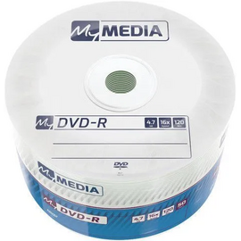 Диск DVD-R MyMedia (69200) 4.7Gb 16x Pack wrap (50шт) 