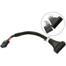  Кабель Espada Переходник с мат. Платы 10pin F to 20pin M, 15см (EPOW10pin20pin) (40725) 
