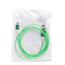 Кабель USB - Apple lightning - Luminous 100см 2A  (green) (124497) 