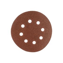  Круги абразивные Matrix 73805 на ворсовой подложке под липучку, перфорированные, P 100, 125 мм, 5 шт. 