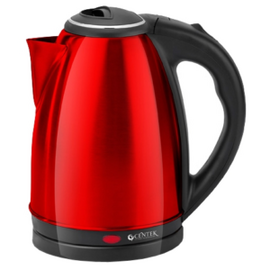  Чайник Centek СТ- 1068 (красный) мет алл 2л. 2000Вт. хромированная вставка на крышке 