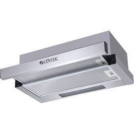  Вытяжка Centek СТ-1840-50 SS (сталь) ширина 50 см. слайдер 600 мЗЈчас, 67 Вт. диаметр 150 мм 
