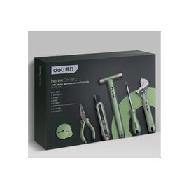  Набор ручного инструмента Deli HT0008L Home Series Green 8 предметов 