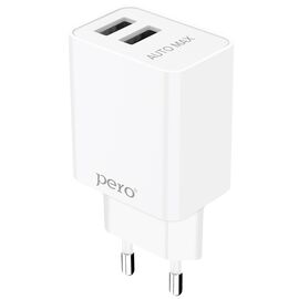  СЗУ PERO TC02 2USB 2.1A белый 