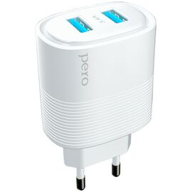  СЗУ PERO TC08 AUTO MAX 2USB 3.4А белый 