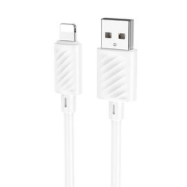  Кабель USB - Apple lightning Hoco X88 100см 2,4A (white) (215585) 