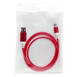  Кабель USB - Type-C - Luminous 100см 2A  (red) (124493) 