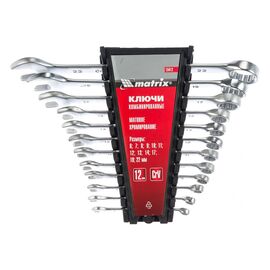 Набор ключей комбинированных MATRIX 15412 6-22 мм, 12 шт. 
