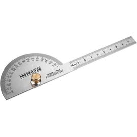  Транспортир с линейкой DEKO DKM198 198мм нерж 