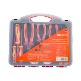  Набор диэлектрического инструмента TDM Эксперт Электрик №2 SQ1017-0102 1000В/пласт. чемодан/11 предметов 