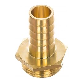  Штуцер для шланга Denzel 97272 3/4" с наружной резьбой G1" 