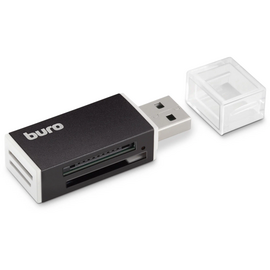  Кардридер Buro (BU-CR-3104) USB2.0 черный 