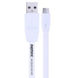  Кабель USB REMAX RC-001m Full Speed USB - MicroUSB, 2.1А, 2 м, белый 