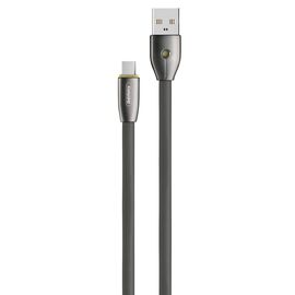  Кабель USB REMAX RC-043m Kinght USB - MicroUSB, 2.1А, 1 м, серебристый 