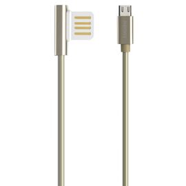  Кабель USB REMAX RC-054m Emperor USB - MicroUSB, 2.1А, 1 м, золотой 