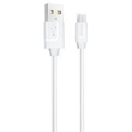  Кабель USB BOROFONE BX55 Harmony USB - MicroUSB, 2.4А, 1 м, белый 