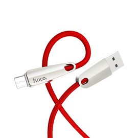  Кабель USB HOCO U35 Space shuttle USB - MicroUSB, 2.4А, 1.2 м, красный 