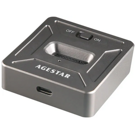  Док Станция SSD AgeStar 31CBNV1C Gray M.2 NVME серый 