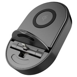  Беспроводное зарядное устройство TOTU CACW-02 Multifuction с Кабелем USB - Micro, черный 