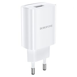  Сетевое зарядное устройство BOROFONE BN1 Innovative 1xUSB, 2.1A, белый 