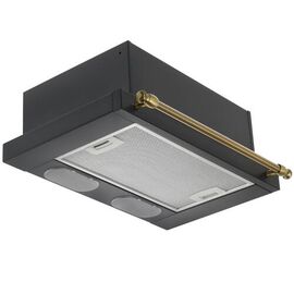  Вытяжка Elikor Интегра 50П-400-В2Л антрацит/рейлинг бронза 