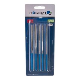  Набор алмазных надфилей HOEGERT TECHNIK HT3B808, 5 шт. 